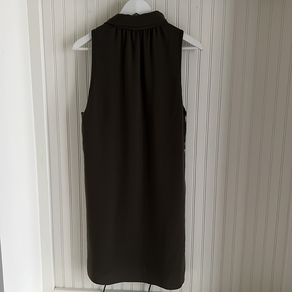 Wilfred Aritzia Olive Green Sabine Sleeveless Dress - Picture 6 of 8